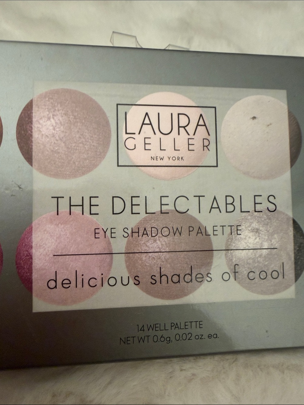 Laura Geller The Delectables Eyeshadow Palette Delicious shades of cool 14 NEW - Picture 2 of 7